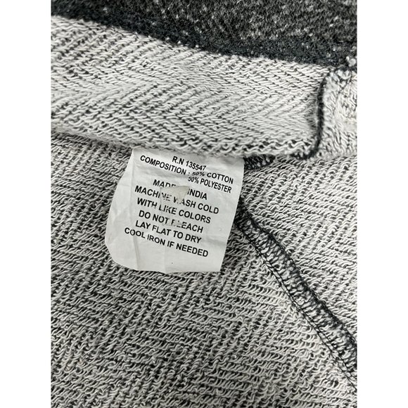 Avani del Amour XL Gray Lagenlook Boho 3D Textile Art Appliqued Knit Jacket - Picture 11 of 11